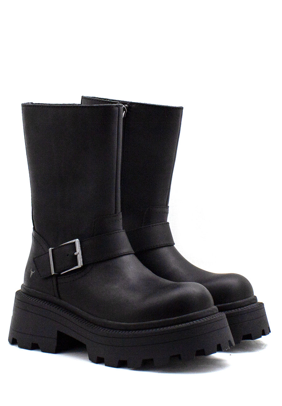 Stivaletto Teasin nero Windsor Smith