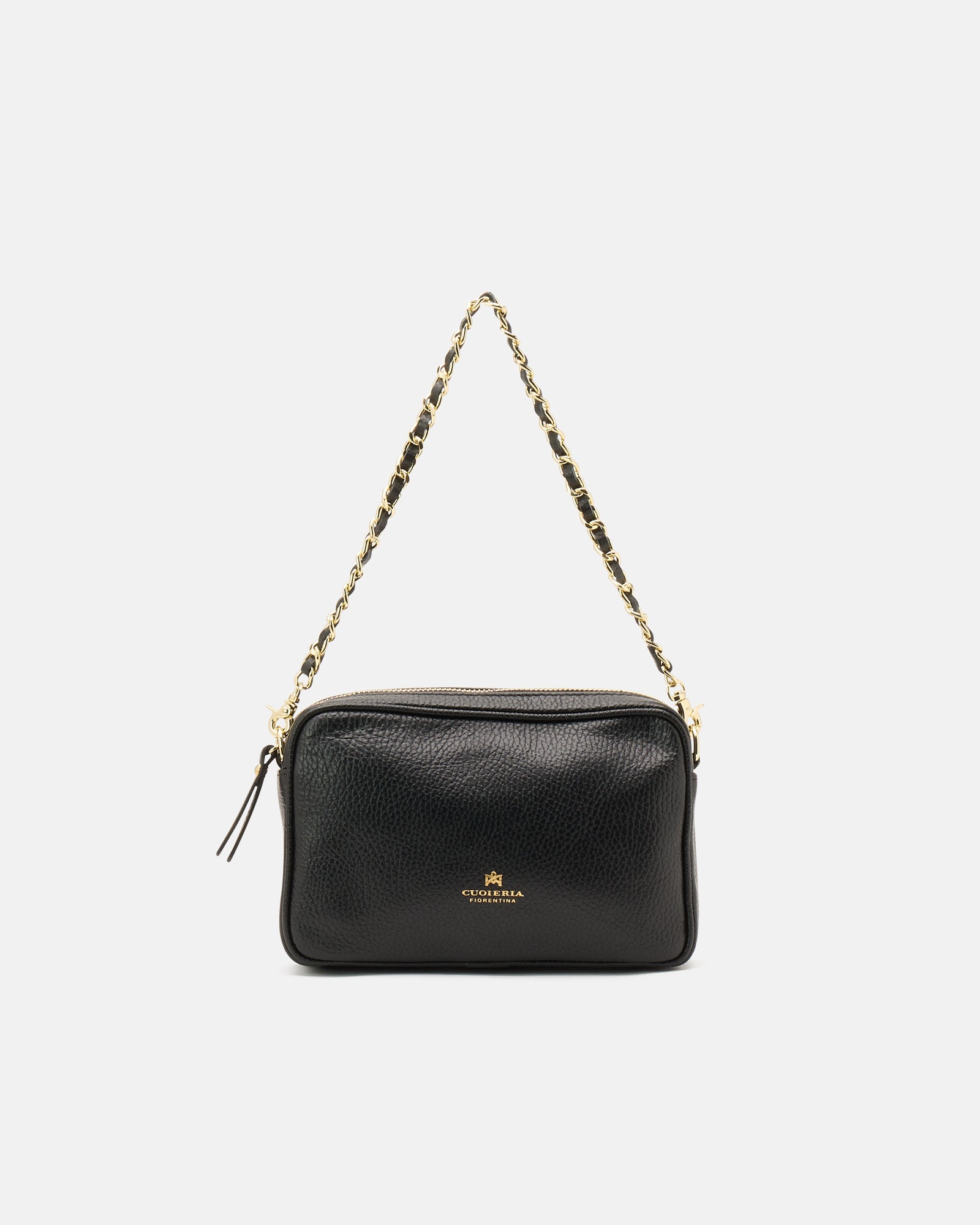 Cuoieria Fiorentina Velvet Mini Shoulder Bag – Borsa Convertible in Pelle