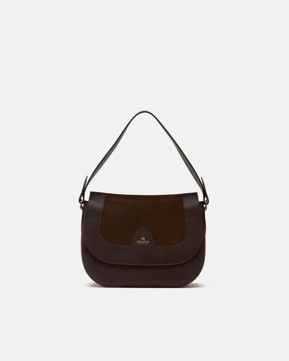 Cuoieria Fiorentina Stella Messenger – Borsa a Tracolla In Pelle Marrone Made in Italy