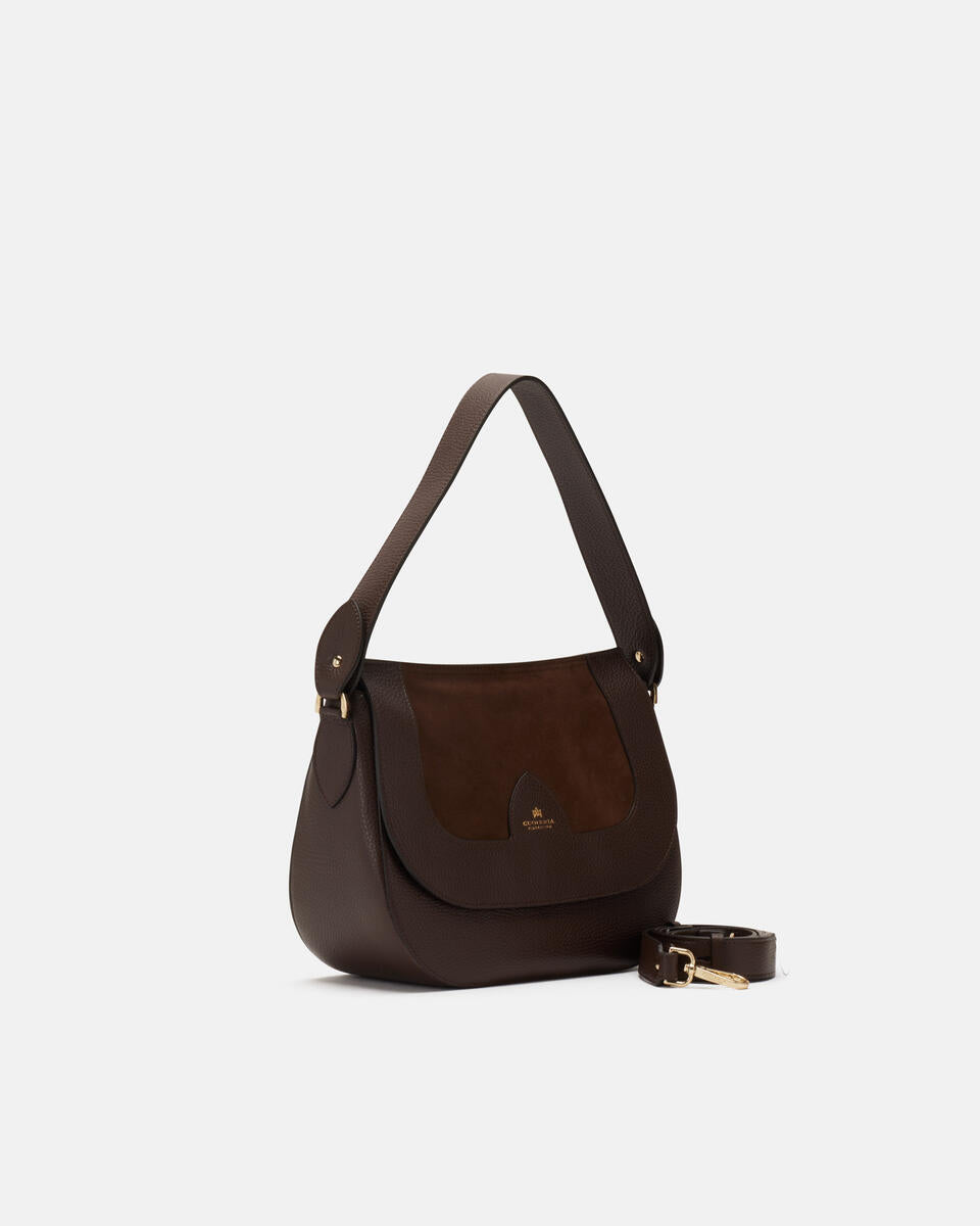 Cuoieria Fiorentina Stella Messenger – Borsa a Tracolla In Pelle Marrone Made in Italy