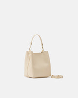Cuoieria Fiorentina Alice Small Bucket – Secchiello in Pelle panna Palmellata