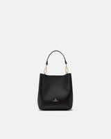 Cuoieria Fiorentina Alice Small Bucket – Secchiello in Pelle Nera Palmellata