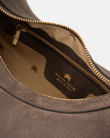 HOBO GRANDE borsa a spalla in nabuk marrone Cuoieria Fiorentina