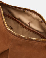 Cuoieria Fiorentina Emma Folk Mini Pouch – Secchiello in Suede con Frange