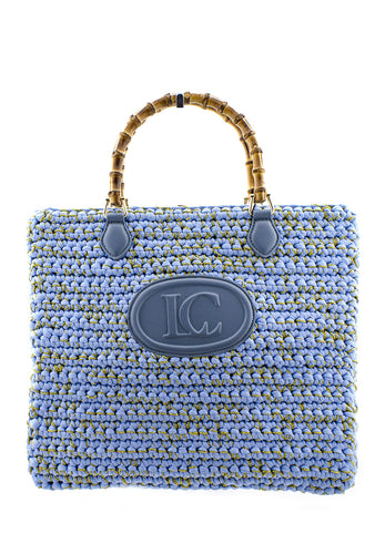Borsa a mano Wow crochet jeans La Carrie