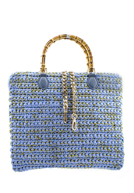 Borsa a mano Wow crochet jeans La Carrie