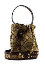 Secchiello Monogram marrone La Carrie