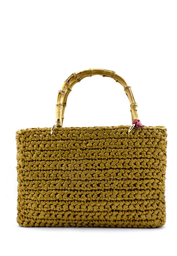 Shopper Venere rafia nocciola Chica