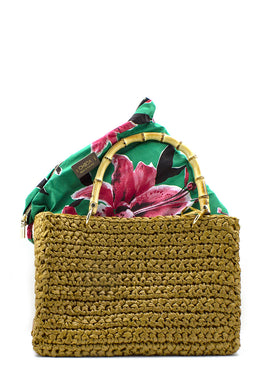 Shopper Venere rafia nocciola Chica