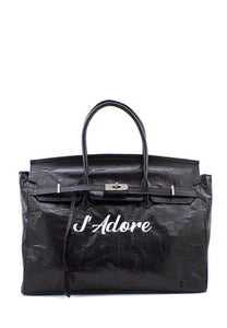 aaaaaBorsa a mano maxi recycle nera Mia Bag