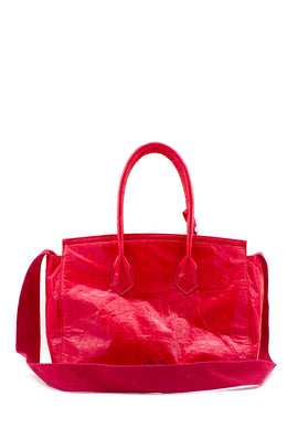 Borsa a mano recycle rossa Mia Bag