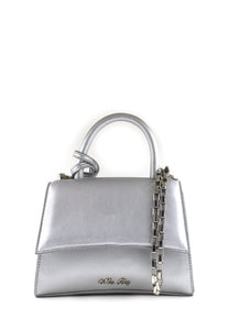 aaaaaMini borsa a mano argento Mia Bag