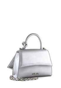 aaaaaMini borsa a mano argento Mia Bag