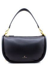 Borsa a spalla Waxing nera La Carrie