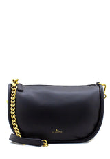 Borsa a spalla Waxing nera La Carrie