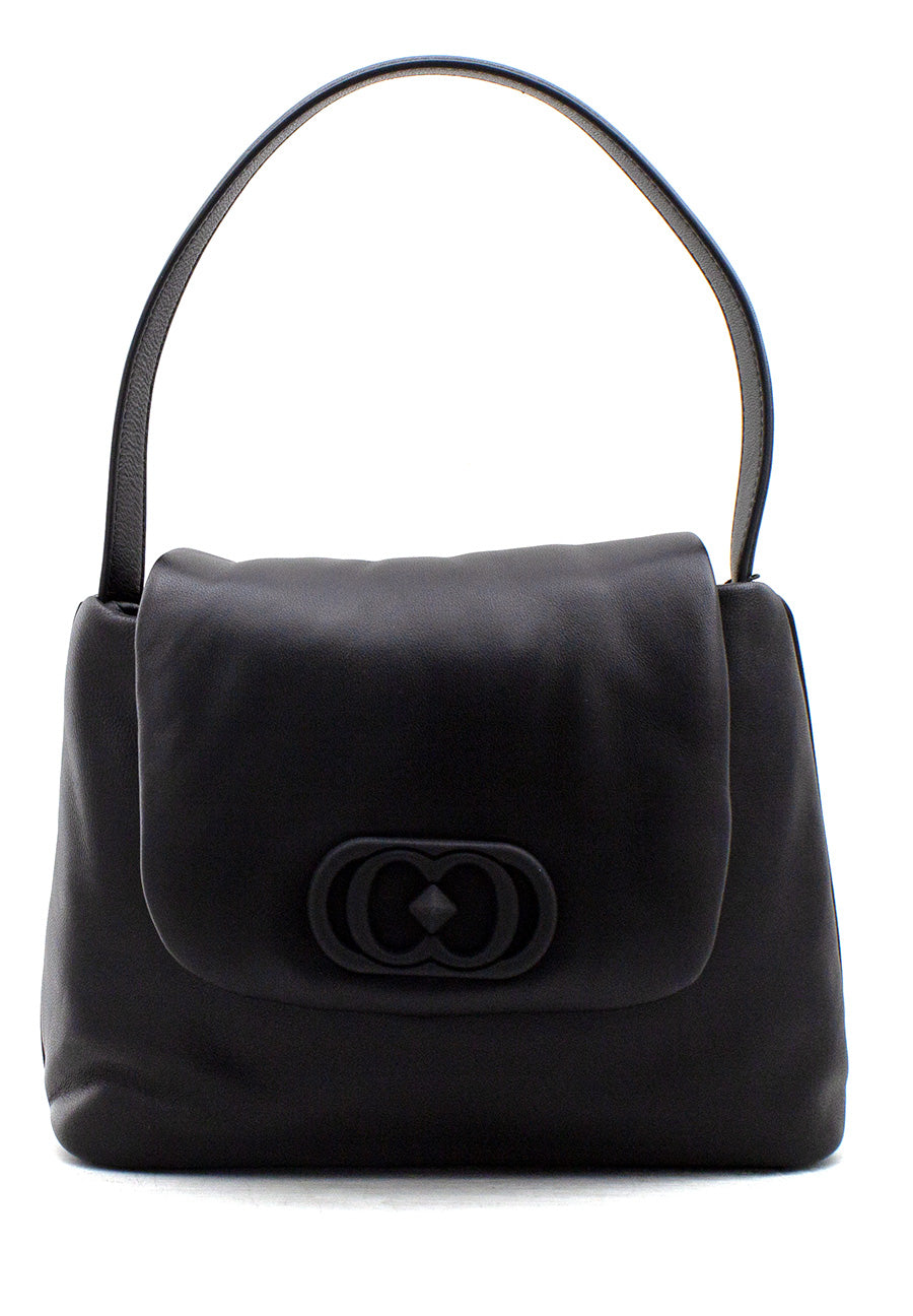 Borsa a spalla Deccan nera La Carrie
