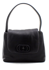 Borsa a spalla Deccan nera La Carrie