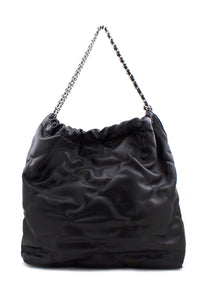 aaaaaSacca vegan Mirror nera Mia Bag