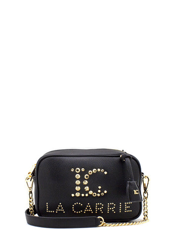 Borsa a tracolla Logo nera La Carrie