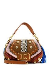 Borsa a mano Ficus multicolore La Carrie