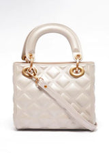 Borsa Flat Missy small avorio Marc Ellis