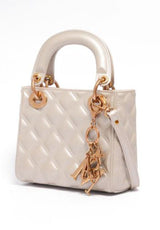 Borsa Flat Missy small avorio Marc Ellis