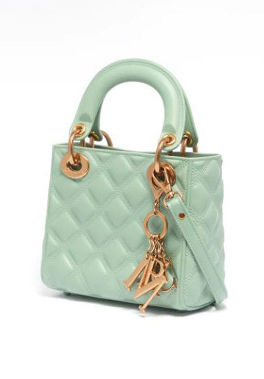 Borsa Flat Missy small verde Marc Ellis