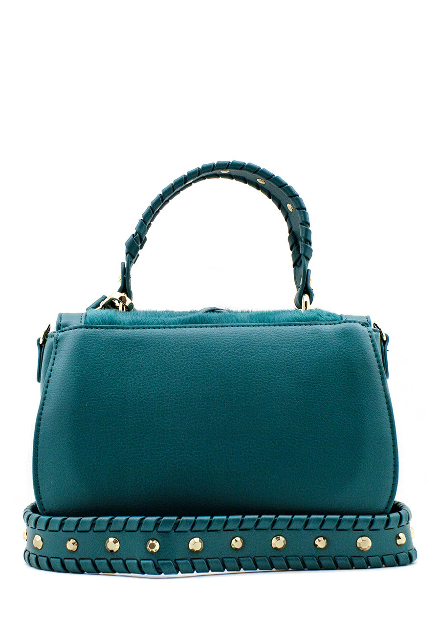 Borsa a mano Luminiscence Verde La Carrie
