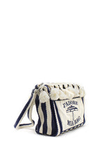 Carica l&#39;immagine nel visualizzatore di Gallery, Beauty in canvas righe blu Mia Bag