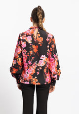 Blusa Paulette fantasia floreale KOCCA