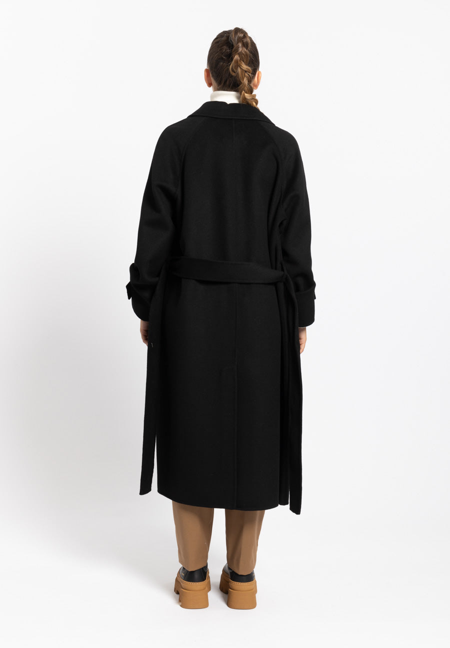 Cappotto nero con tasche Vicolo