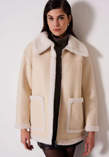 Giacca ecomontone color latte Vicolo