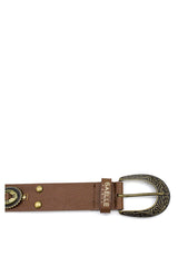 Cintura cuoio con borchie Gaelle Paris