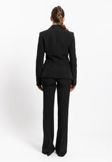 Tailleur Bijal giacca-pantalone nero KOCCA