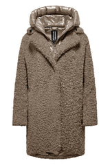 Cappotto Lungo Bomboogie Odessa – Ecopelliccia & Nylon Water-Resistant