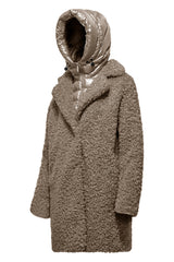 Cappotto Lungo Bomboogie Odessa – Ecopelliccia & Nylon Water-Resistant