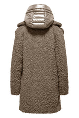 Cappotto Lungo Bomboogie Odessa – Ecopelliccia & Nylon Water-Resistant
