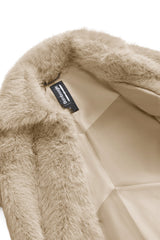 Cappotto lungo in pelliccetta sintetica – Bomboogie | Pelo lungo, linea slim