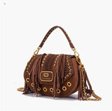 Borsa a mano cuoio Etnic La Carrie