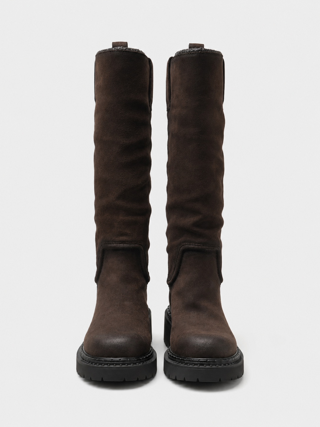 Stivali Anfibi Donna ASH Detroit in Camoscio Oily Suede Testa di Moro – Boots Vintage