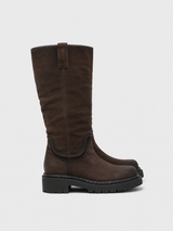 Stivali Anfibi Donna ASH Detroit in Camoscio Oily Suede Testa di Moro – Boots Vintage