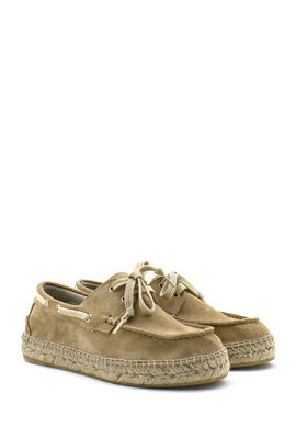 Scarpa allacciata Zeila cammello Espadrilles - The Original