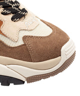 Sneakers Chunky Donna ASH Addict 02 Multicolore in Camoscio e Mesh – Scarpe Platform Suola Oversize