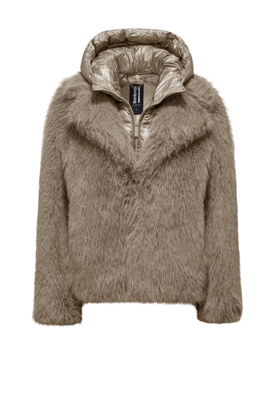Bomboogie Paris Coat GW9148TFRL5 – Cappotto Corto in Eco-Pelliccia Water-Resistant