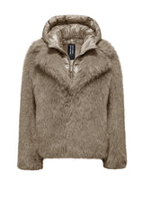 Bomboogie Paris Coat GW9148TFRL5 – Cappotto Corto in Eco-Pelliccia Water-Resistant