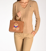 Mini Tote MARVIN Winter Butter marrone – Rue Madam Paris | Eco-fur Made in Italy