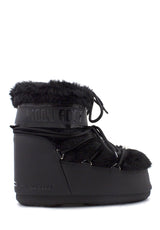 Moot Boot Low Icon Faux Fur Nero Moon Boot