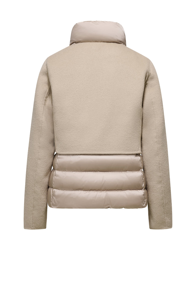 Giacca Corta Bi-Materica Lana e Nylon Sandshell | Slim Fit Bomboogie