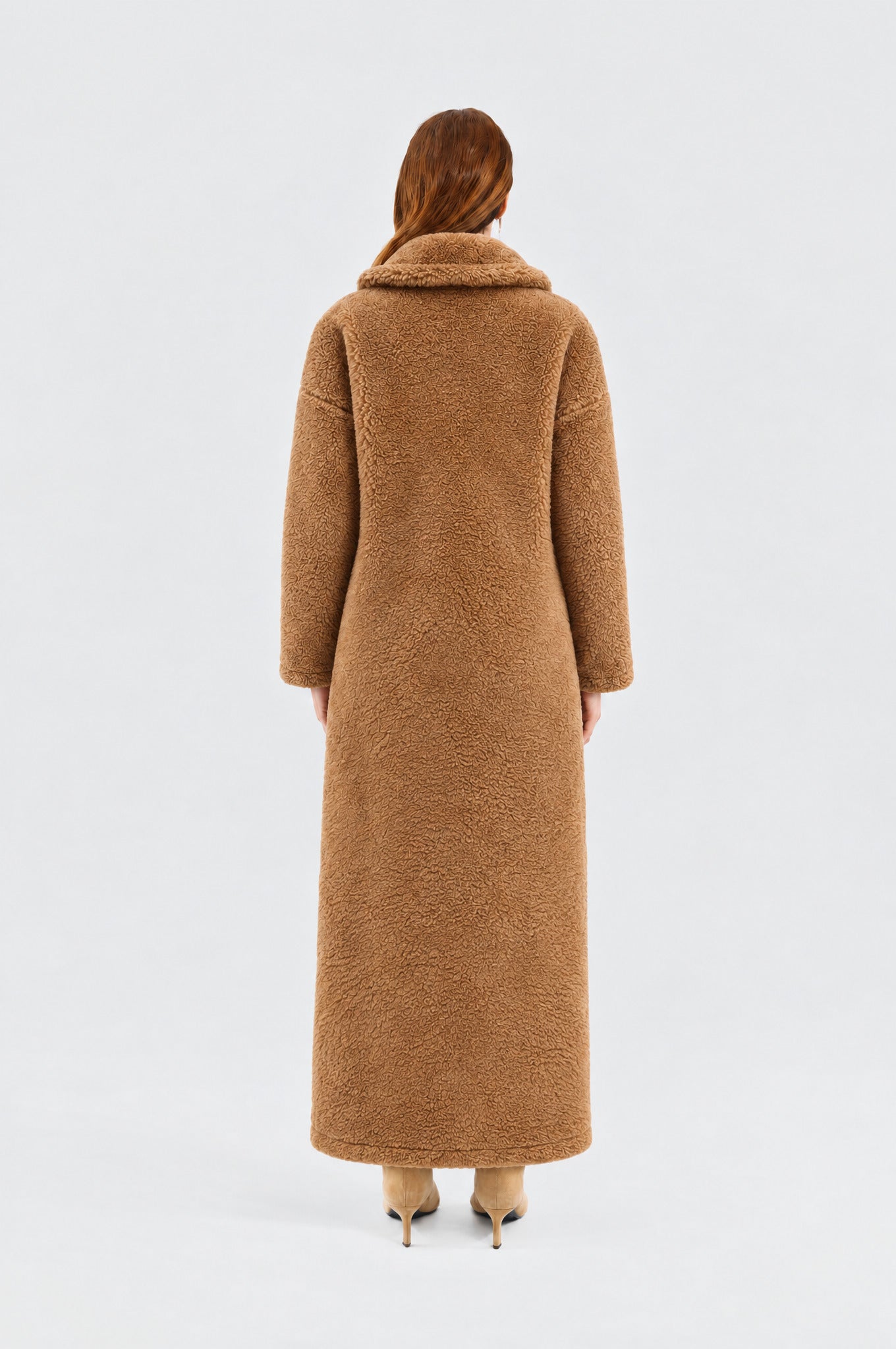 Cappotto Donna Haveone Teddy Bear – Cappotto Caldo in Pelliccia Ecologica Teddy