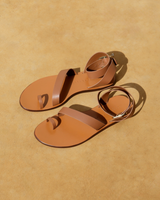 Sandali Gladiator Chunky Pelle Tan | Manebí Chloe Donna